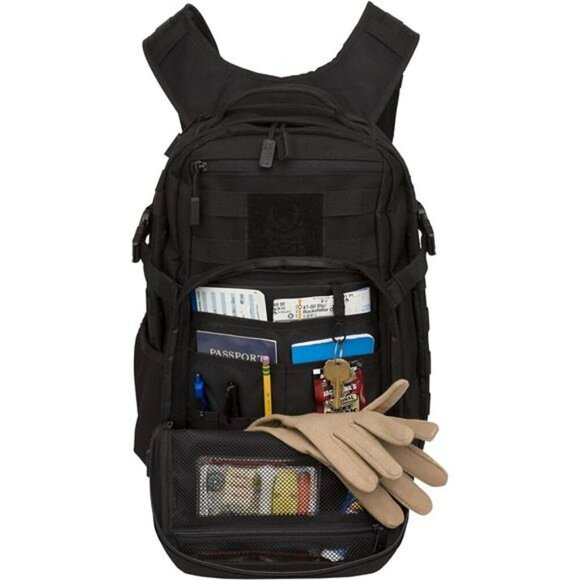 Tactical Day Pack Backpack MOLLE 24L Hiking Travel Outdoor Military Gear Bag - Picture 3 of 6